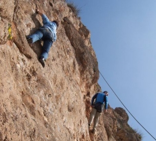 Escalada en grupo